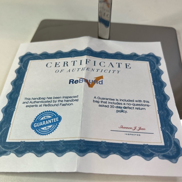 COPY - Louis Vuitton Monogram Damier Azur Mini Pochette  - Authenticity Certifi… - Picture 6 of 12